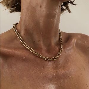 Anine Bing 14K Gold Link Necklace